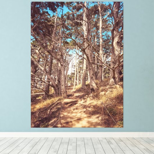 cipresbos canvas afdruk (Insitu (Houten vloer))