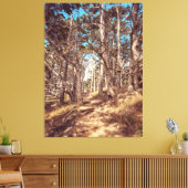 cipresbos canvas afdruk (Insitu (Woonkamer))