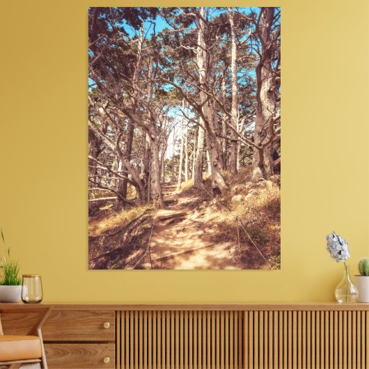 cipresbos canvas afdruk (Insitu (Woonkamer))