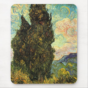 Cipressen door Vincent van Gogh Muismat