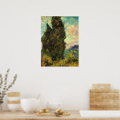 Cipressen door Vincent van Gogh Poster (Keuken)