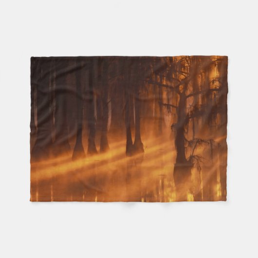 Cipressen | George Smith State Park Fleece Deken (Voorkant (Horizontaal))