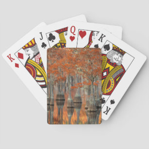 Cipressen George Smith State Park, Georgia Pokerkaarten