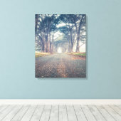 cipresstunnel canvas afdruk (Insitu (Houten vloer))