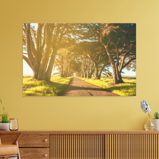 cipresstunnel canvas afdruk (Insitu (Woonkamer))