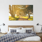 cipresstunnel canvas afdruk (Insitu (Slaapkamer))