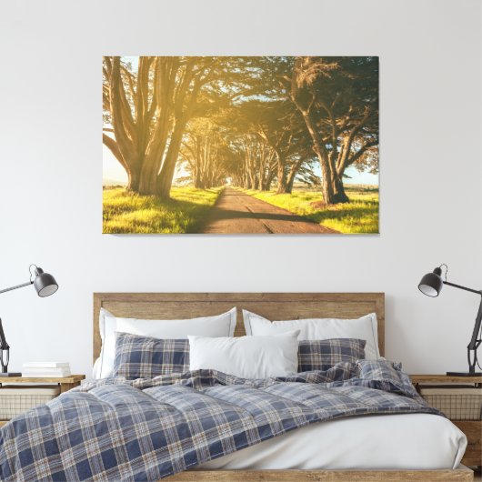 cipresstunnel canvas afdruk (Insitu (Slaapkamer))