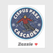 cipus pas ski washington alpiene proeven sticker (Vel)