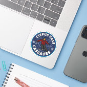 cipus pas ski washington alpiene proeven sticker (Laptop met iPhone)