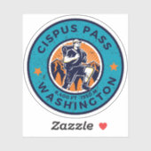 Cipus Pass Wandelen Washington Alpine Trials Sticker (Vel)