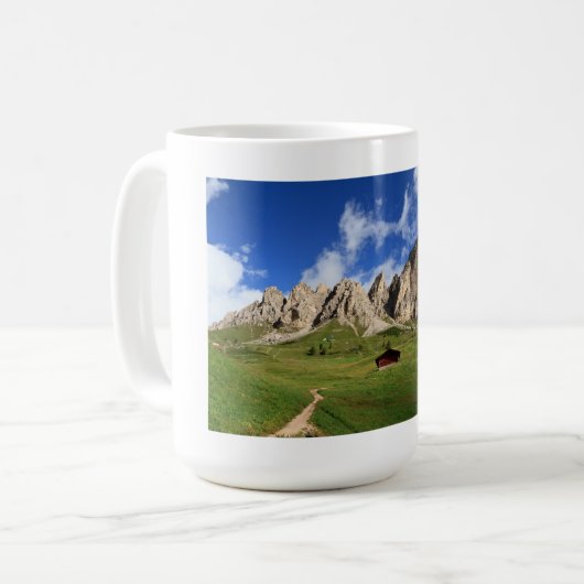 Cir Dolomites - Gardena pass Koffiemok (Voorkant links)