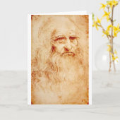 Circa 1510-1515 van het zelf-Portret van Leonardo Kaart (Gele Bloem)