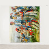 circa 1796 soldaten van Napoleon Wandkleed (Voorkant)
