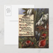 Circa 1890: Snowdruppels Briefkaart (Voorkant / Achterkant)