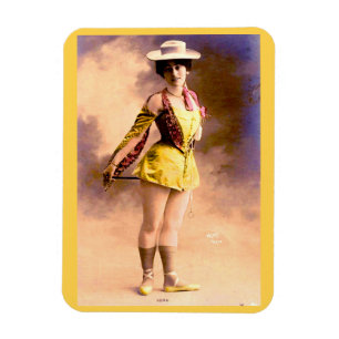 circa 1890 Vera-nachtclub artiste Magneet