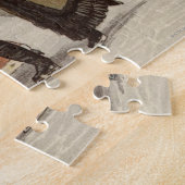 Circa 1899: IJskisters die van Kerstmis genieten Legpuzzel (Zijkant)