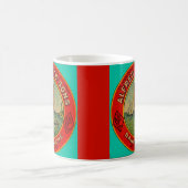 circa 1900 Alfred Jones Sons Finnan Haddie etiket Koffiemok (Center)