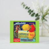 circa 1900 Appleton Apples Briefkaart (Staand voorkant)