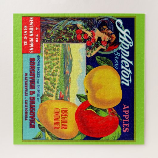 circa 1900 Appleton Apples Legpuzzel (Horizontaal)