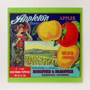 circa 1900 Appleton Apples Legpuzzel
