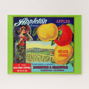 circa 1900 Appleton Apples Legpuzzel