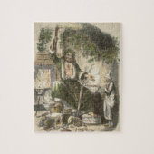 Circa 1900: De kerstpresentator Legpuzzel (Verticaal)