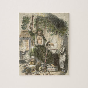 Circa 1900: De kerstpresentator Legpuzzel