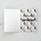 Circa 1900 Grappig Toiletpapier Guy Fotografie Kaart (Binnen)