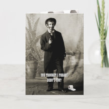 Circa 1900 Grappig Toiletpapier Guy Fotografie