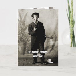 Circa 1900 Grappig Toiletpapier Guy Fotografie Kaart