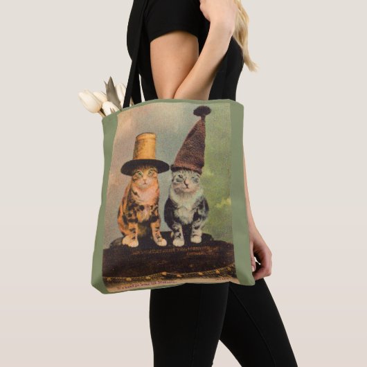 circa 1900 katten in petten RPPC Tote Bag (Dichtbij)