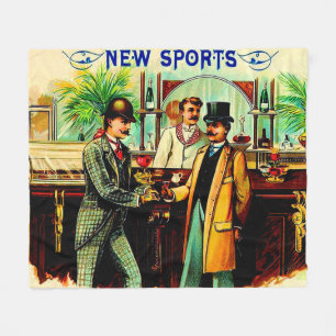 circa 1900 nieuwe etiketten van sigaardozen in de  fleece deken