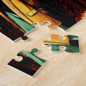 circa 1900 nieuwe etiketten van sigaardozen in de  legpuzzel (Zijkant)