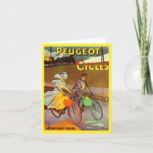 circa 1900 rijwielen en fietsen voor peugeot kaart