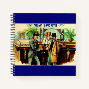 circa 1900 sigarenlabel New Sports Notitieboek