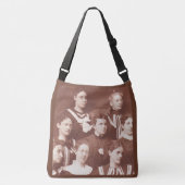 circa 1905 vrouwenkoor crossbody tas (Voorkant)