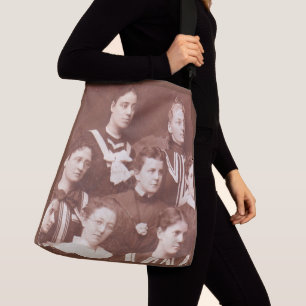 circa 1905 vrouwenkoor crossbody tas