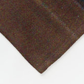 circa 1910 blauwe nun fleece deken (Hoek)