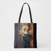 circa 1910 blauwe nun tote bag (Voorkant)