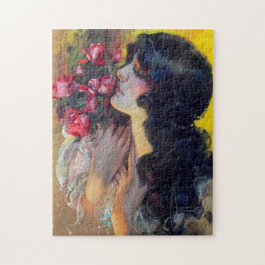 circa 1910 droom van rozen legpuzzel (Verticaal)