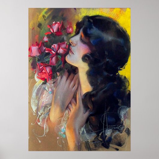 circa 1910 droom van rozen poster (Voorkant)