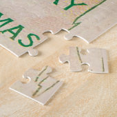 circa 1910 Kerstman in paarse mantel Legpuzzel (Zijkant)