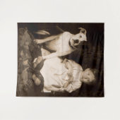 circa 1910 pitbull en baby RPPC Wandkleed (Voorkant (horizontaal))