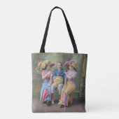 Circa 1910 Vaudeville artiesten print Tote Bag (Achterkant)