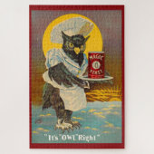 circa 1912 Magic Yeast owl en print Legpuzzel (Verticaal)