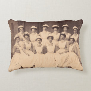 circa 1914 afgestudeerden in de verpleegkunde accent kussen