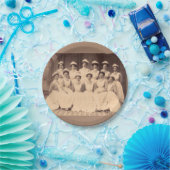 circa 1914 afgestudeerden in de verpleegkunde papieren bordje (Feest)
