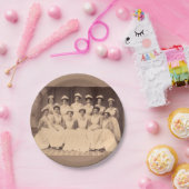 circa 1914 afgestudeerden in de verpleegkunde papieren bordje (Feest)