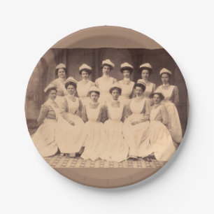 circa 1914 afgestudeerden in de verpleegkunde papieren bordje