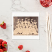 circa 1914 afgestudeerden in de verpleegkunde servetten (Insitu)